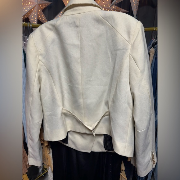 Free People Cream Blazer with Gold Buttons - Picture 5 of 6